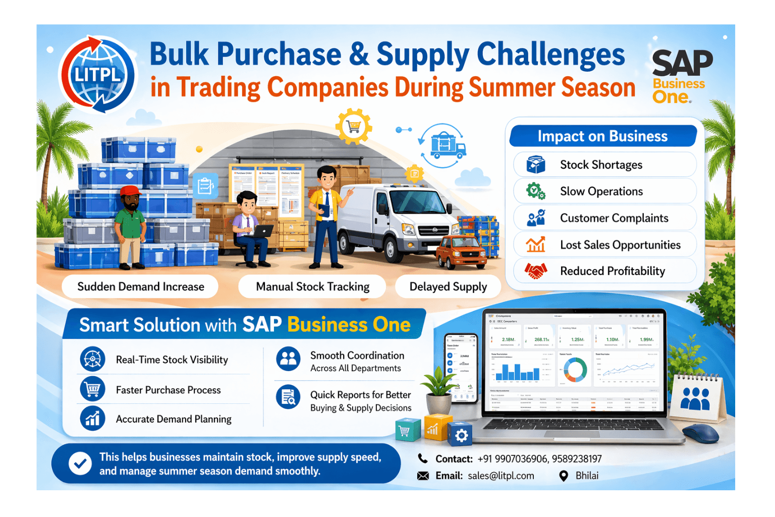 Bulk Purchase & Supply Challenges in Trading Companies During Summer Season