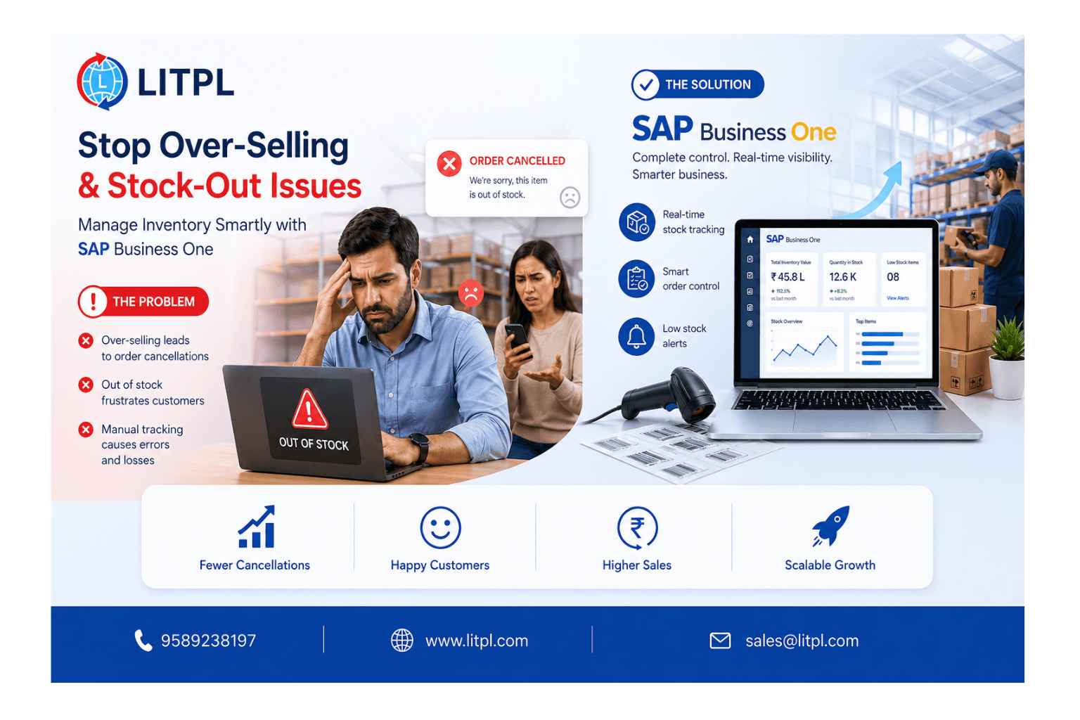 Over-Selling and Stock-Out: A Real-Life Problem Every Distribution Business Is Facing (And Its Practical Solution)