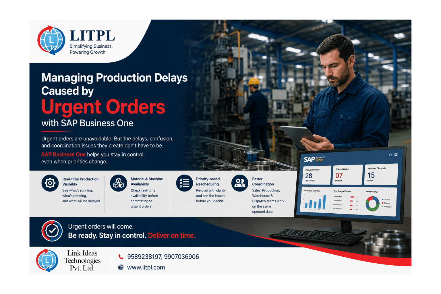 Managing Production Delays Caused by Urgent Orders with SAP Business One